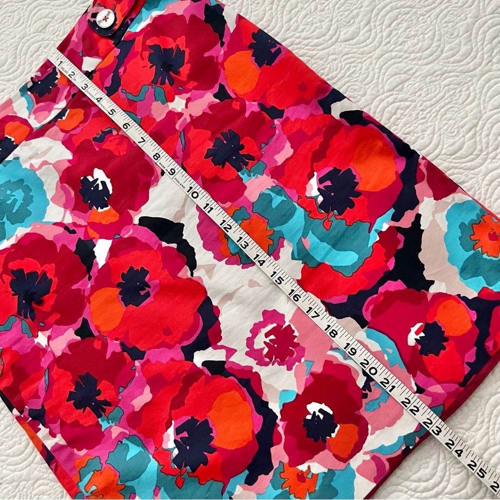 Rafaella Skirt Size 10 Midi Straight Colorful Floral and Belle Amie Shirt PM - Picture 10 of 16